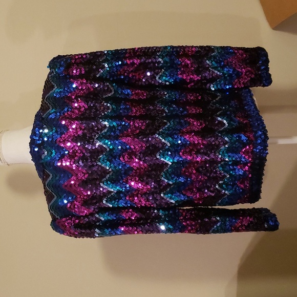 Vintage sequin jacket - Picture 4 of 5